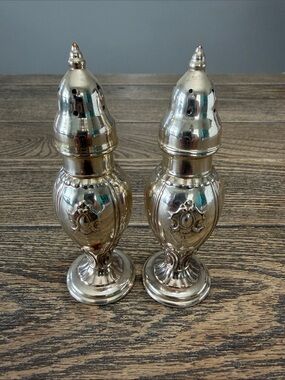 Vintage Trent Silver Plated Salt & Pepper Shakers